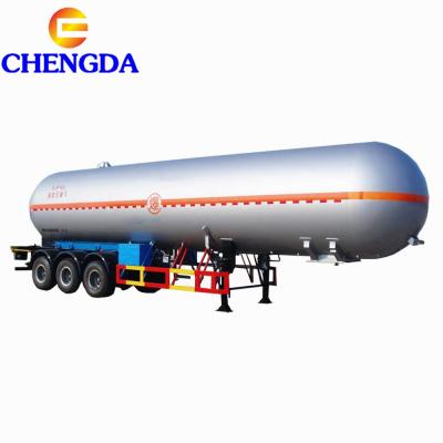 3 оси 52Кубический прицеп-цистерна для сжиженного нефтяного газ